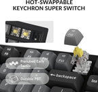 Keychron K10 Max Wireless Custom Mechanical Keyboard, QMK 2.4 GHz Bluetooth - Image 5