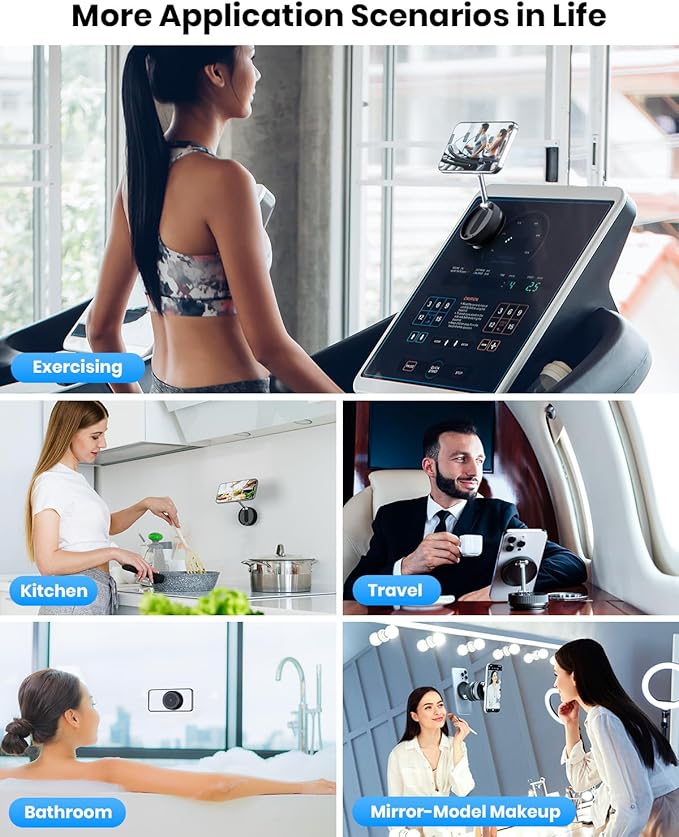 2 PCS Upgraded 360° Vacuum Magnetic Car Phone Holder - Image 7