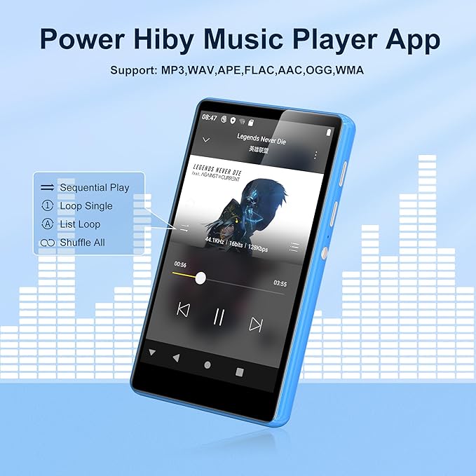 MP3 Player with Bluetooth and WiFi, SWOFY 80GB MP3 Player with Spotify - Image 2