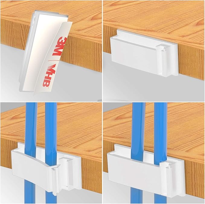 Cable Clips with Strong Self-Adhesive, XIAOXI Multipurpose Wire Clamps - Image 6