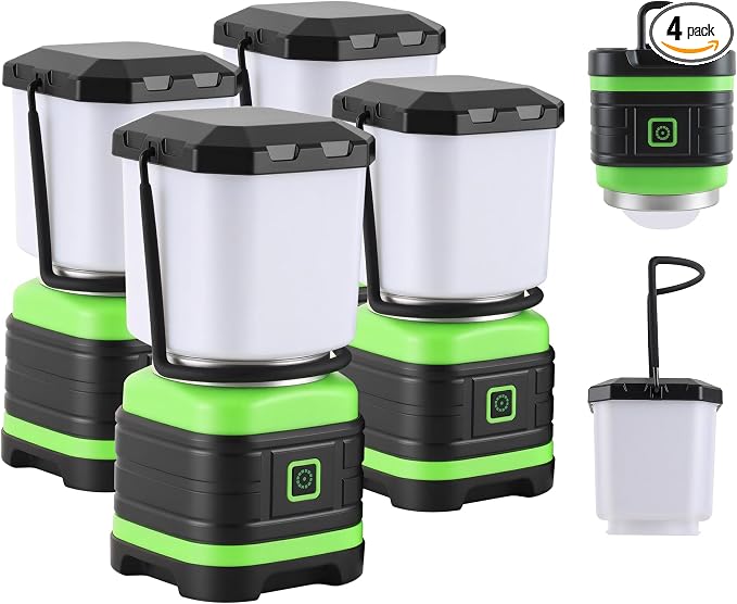 Lichamp LED Camping Lantern, Battery Powered LED Lights Camping Essentials by Lichamp