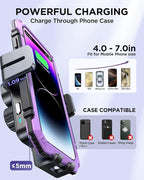 JOYROOM Wireless Car Charger, 15W Qi Fast Charging Car Charger Phone Holder - Image 6
