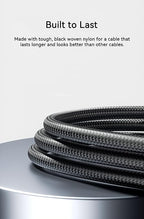 Woven USB-C Cable for iPhone 16 Pro Max MFi Certified Car CarPlay USB-A to USB - Image 3