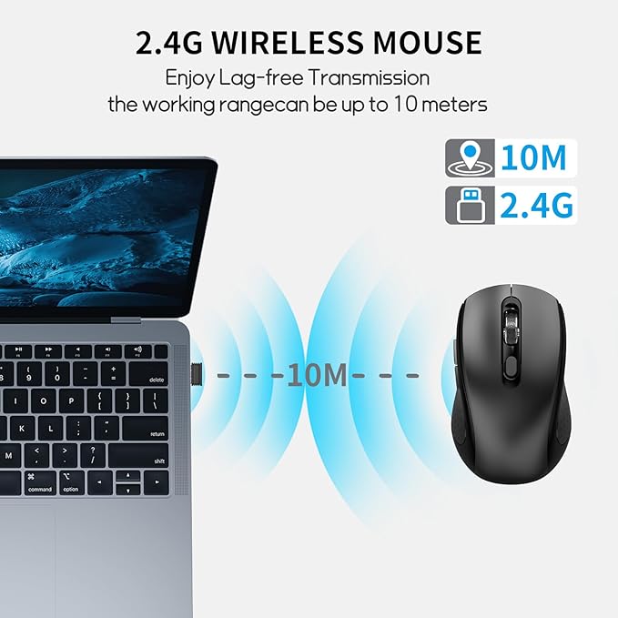 Wireless Mouse with Side Buttons - Image 2