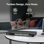 24 Port Gigabit PoE Switch - Image 8