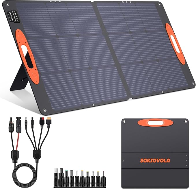N-Type 16BB 110W Portable Solar Panel by SOKIOVOLA