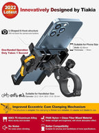 Tiakia Bike Phone Mount Holder, Aluminum Motorcycle Phone Mount, Handlebar - Image 5