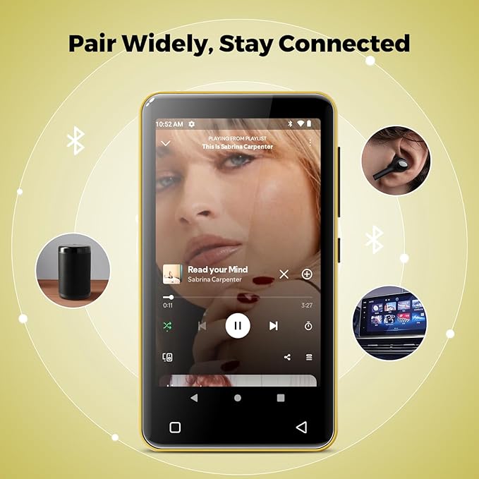 innioasis 80GB MP3 Player with Bluetooth and WiFi, MP3 Player - Image 7