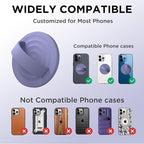 Magnetic Phone Ring Grip Holder, Silicone Finger Loop Grip, Compatible - Image 7