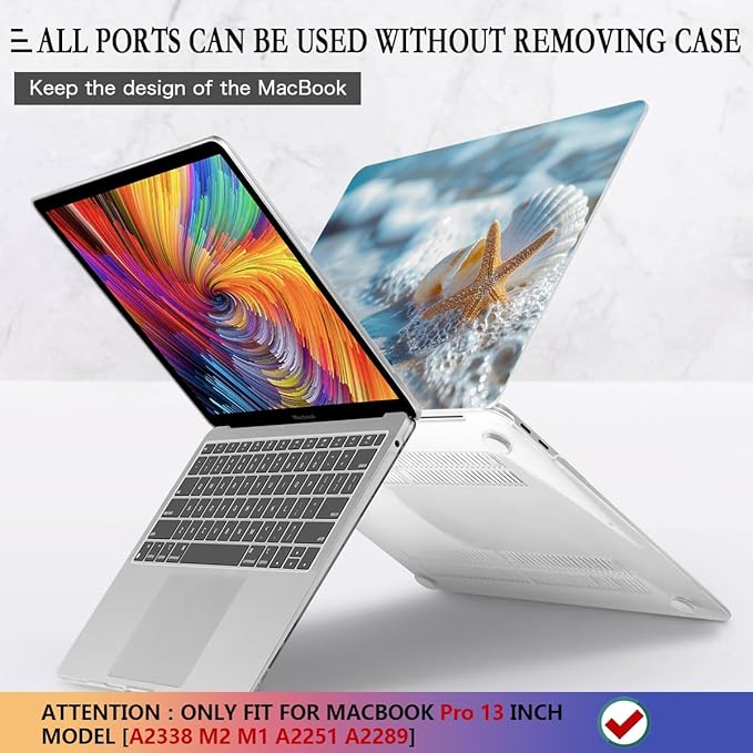 CISSOOK Compatible with MacBook Pro 13-inch Case 2025-2016 Release M2 M1 A2338 - Image 5