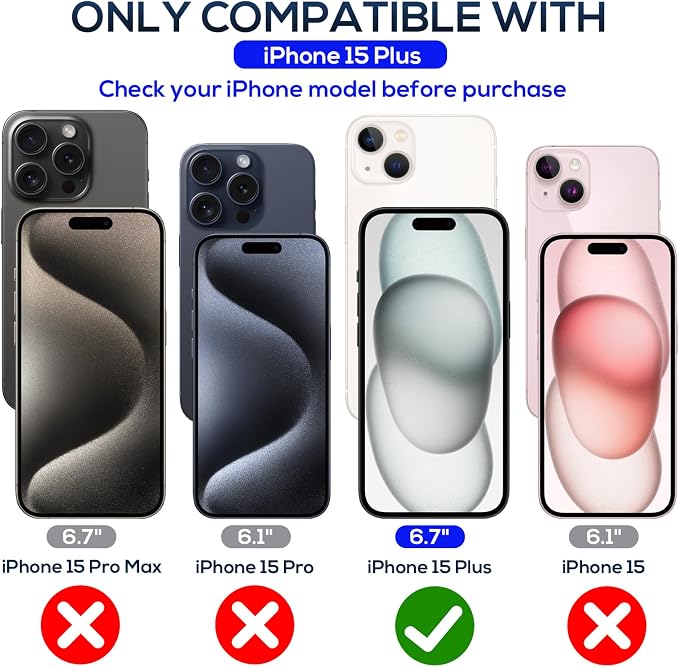 Screen Protector for iPhone 15 Plus, HD Clear, 9H Hardness, No Bubbles - Image 2