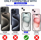Screen Protector for iPhone 15 Plus, HD Clear, 9H Hardness, No Bubbles - Image 2