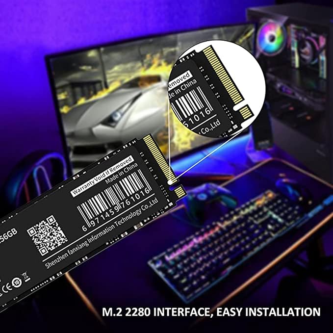 S501 256GB NVMe SSD 3D NAND1.3 PCIe Gen3x4 M.2 2280 Internal Solid State Drive - Image 6