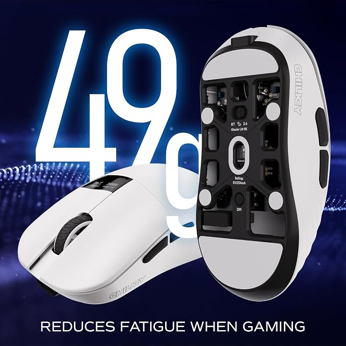 Chilkey Glacier LW 8K M Wireless Gaming Mouse - 49g Super Lightweight - Dual 8K - Image 9
