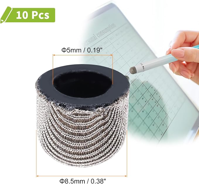 MECCANIXITY 10Pcs Replacement Fiber Mesh Tips - Image 2