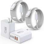 iPhone 16 Fast Charger Block, 2 Pack 60W USB Charging Block 5-Port Charge by Articona