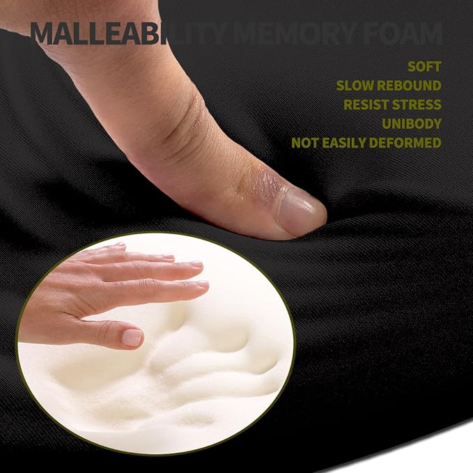 Hokafenle Ergonomic Mouse Pad Wrist Support, Terraced Slope Carpal Tunnel Wrist - Image 3