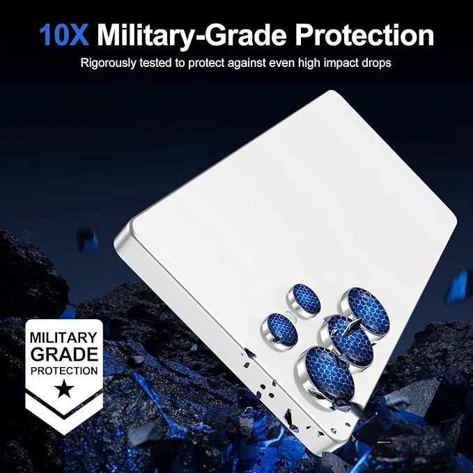 for Samsung Galaxy S25 Ultra Camera Lens Protector, Individual Metal Ring - Image 5