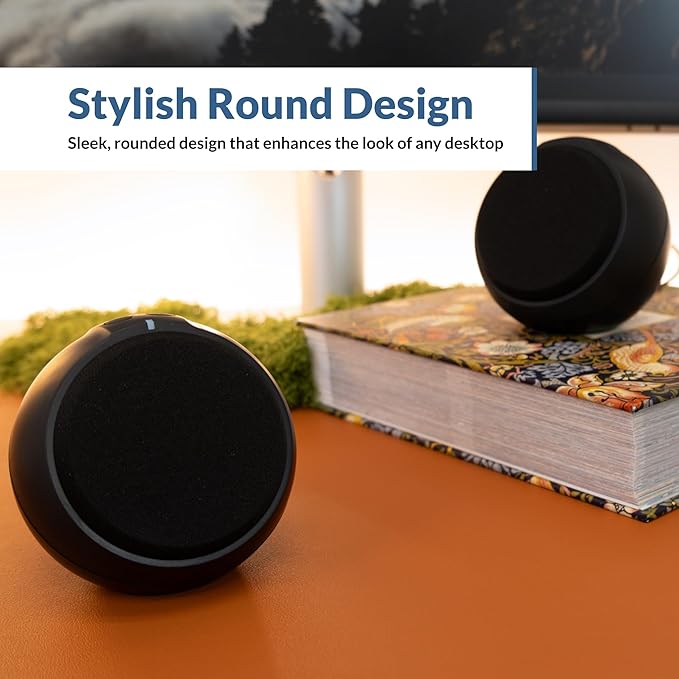 Cyber Acoustics USB-Powered 2.0 Speakers – Modern 2.0 USB C or A Computer - Image 2
