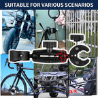 Motorcycle Bike Handlebar Double clamp Mount Invisible Selfie Stick Super - Image 6
