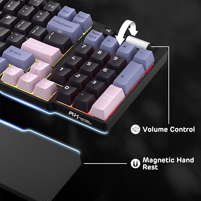 RK ROYAL KLUDGE RK96 RGB Limited Ed, 90% 96 Keys Wireless 3-Mode - Image 5
