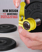 Mini Barbell Clips 1 inch I Multi-Size Adjustable Barbell Collar I 1 inch - Image 3