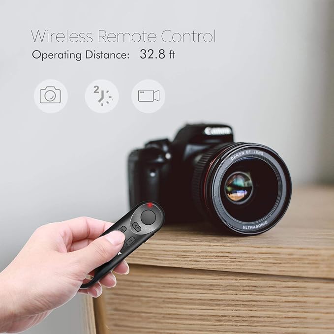 AODELAN Camera Remote Control for Canon EOS RP, EOS R, M50 II, 6D Mark II - Image 2