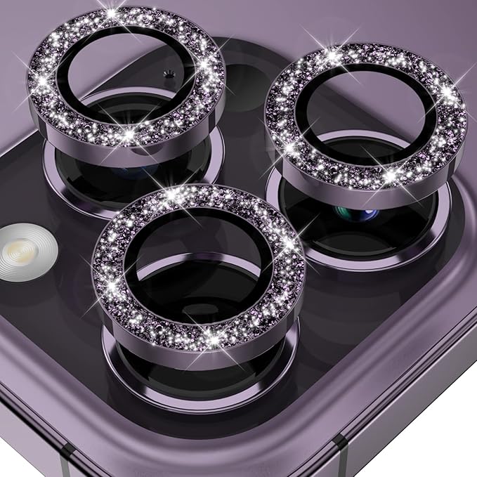 YWXTW Designed for iPhone 14 Pro/iPhone 14 Pro Max Camera Lens Protector Bling by YWXTW