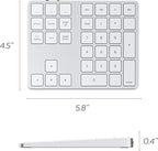 Satechi Bluetooth Extended Numeric Keypad, Slim Rechargeable 34-Key Numberpad - Image 5