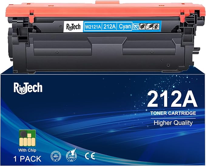 212A Cyan Toner Cartridge, Compatible Replacement by RitoTech