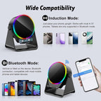 Wireless Induction Speaker- 4 in1 Bluetooth Speaker Phone Stand - Image 3