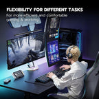 ARES WING RGB Dual Monitor Arm for 17-38" Ultrawide Screens, Holds 35.2lbs - Image 8