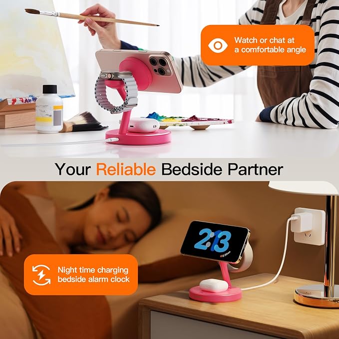 2025 3 in 1 Charging Station for Apple iPhone AirPods Watch - Image 7