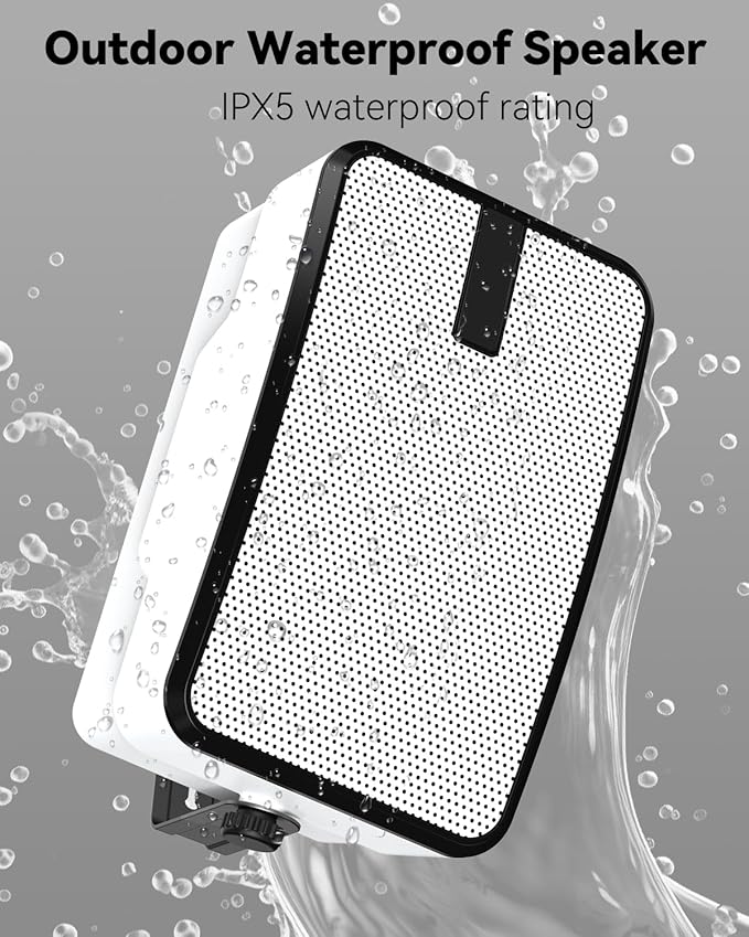 400W Outdoor Bluetooth Speakers, Wireless Sync Between Speakers, IPX5 Waterproof - Image 5