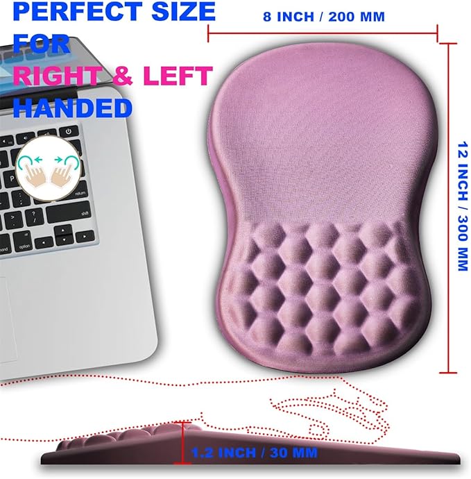 Mouse Pad Wrist Support, Ergonomic Mouse Pad - Image 4