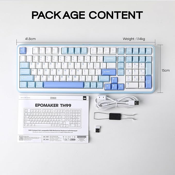 EPOMAKER TH99 Wireless Mechanical Keyboard - Image 9