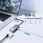 WAVLINK USB C to Ethernet Adapter 2.5 Gbps, USB to 2.5G Ethernet Adapter - Image 2