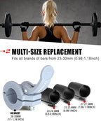 Pro Barbell Clips 1 inch Barbell Clamps 0.9-1.18inch Quick Release Weight Clips - Image 2