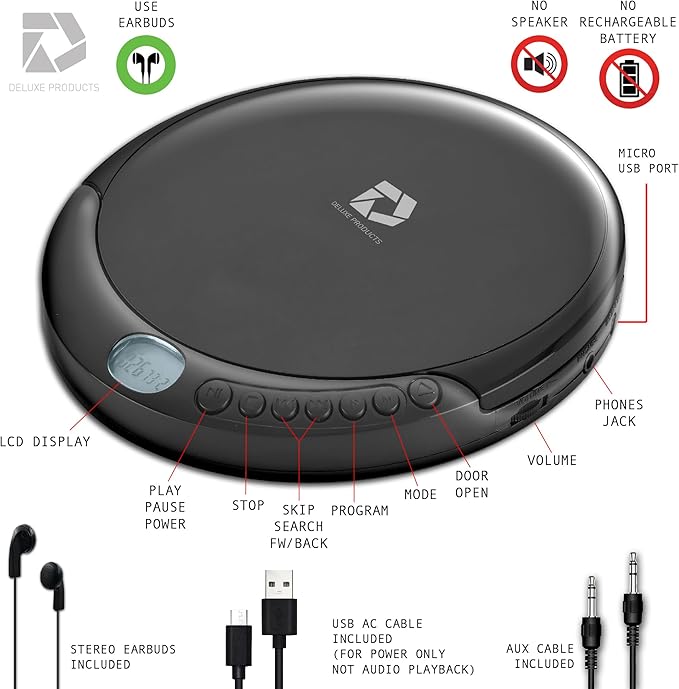 Deluxe Products CD Player Portable - Image 7