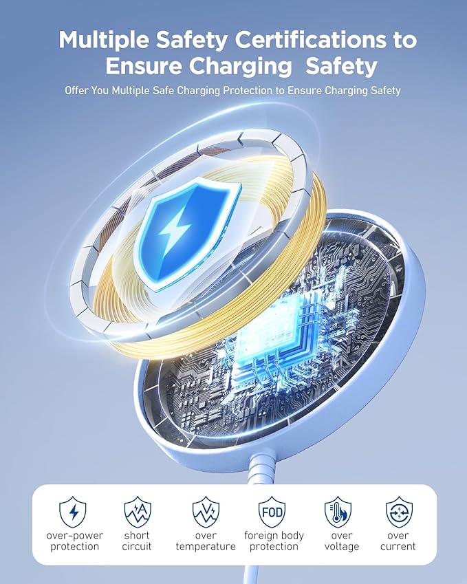 Magnetic Wireless Charger Fast Charge Strong Magnet Charging Pad - Image 4