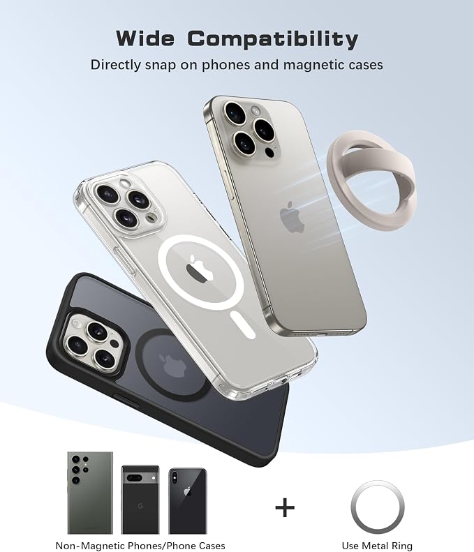Magnetic Phone Grip, Removable Loop Grip - Image 5