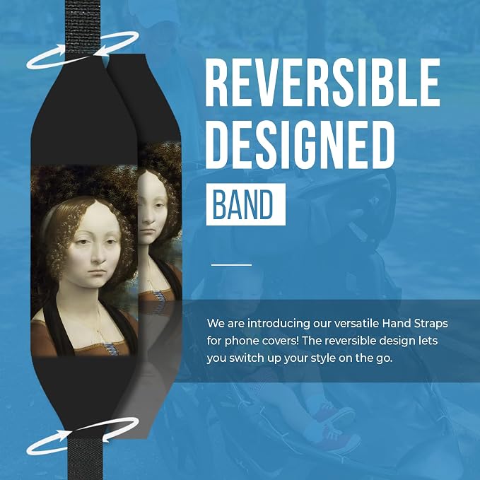 Customizable Universal Phone Grip Strap | Reversible Phone Hand Strap - Image 2