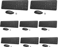 Wireless Keyboard and Mouse Combo, Full-Size Silent Ergonomic Keyboard and by QUASIO