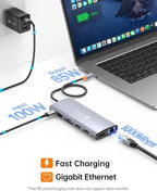 NOVOO USB C Docking Station Dual Monitor - Image 6