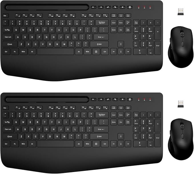 Wireless Keyboard and Mouse Combo 2 Pack by Trueque