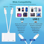 SD Card Reader for iPhone/iPad, Dual-Connector for Camera Memory Cards - Image 7