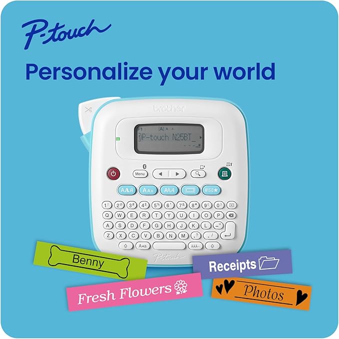Brother P-Touch PT-N25BT Personal Connected Label Maker, Design&Print2 app - Image 2