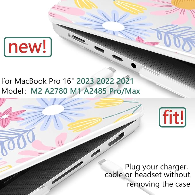 DONGKE for M4 MacBook Pro 16 Inch Case 2024 2023 2021 A3403 A3186 M3 A2991 M2 - Image 2