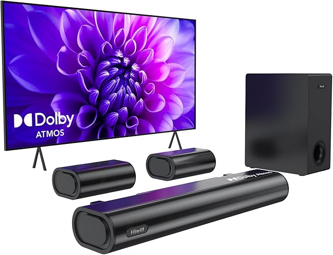 Hiwill 5.1ch Dolby Atmos Soundbar by Hiwill