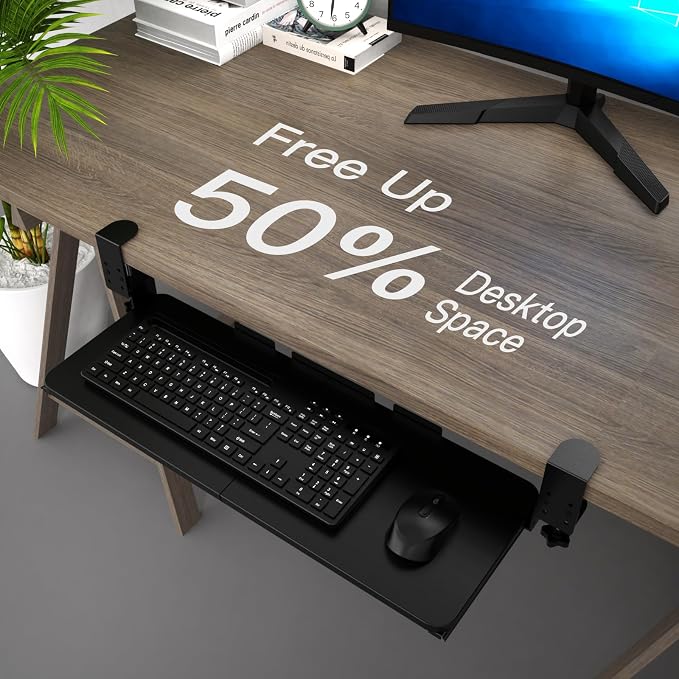 Ergonomic Keyboard Tray Under Desk Pull Out - Image 4